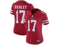 Women's Limited Jeremy Kerley #17 Nike Red Home Jersey - NFL San Francisco 49ers Vapor Untouchable