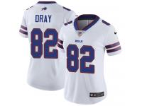 Women's Limited Jim Dray #82 Nike White Road Jersey - NFL Buffalo Bills Vapor Untouchable