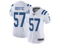 Women's Limited Jon Bostic #57 Nike White Road Jersey - NFL Indianapolis Colts Vapor Untouchable