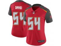 Women's Limited Lavonte David #54 Nike Red Home Jersey - NFL Tampa Bay Buccaneers Vapor