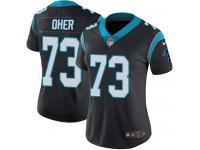 Women's Limited Michael Oher #73 Nike Black Home Jersey - NFL Carolina Panthers Vapor Untouchable