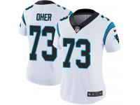 Women's Limited Michael Oher #73 Nike White Road Jersey - NFL Carolina Panthers Vapor Untouchable