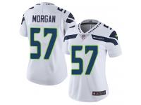Women's Limited Mike Morgan #57 Nike White Road Jersey - NFL Seattle Seahawks Vapor Untouchable