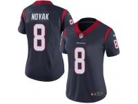 Women's Limited Nick Novak #8 Nike Navy Blue Home Jersey - NFL Houston Texans Vapor Untouchable