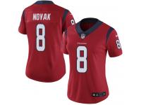 Women's Limited Nick Novak #8 Nike Red Alternate Jersey - NFL Houston Texans Vapor Untouchable