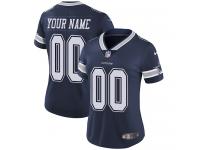 Women's Limited Nike Navy Blue Home Jersey - NFL Dallas Cowboys Customized Vapor Untouchable