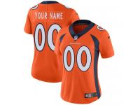 Women's Limited Nike Orange Home Jersey - NFL Denver Broncos Customized Vapor Untouchable