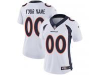 Women's Limited Nike White Road Jersey - NFL Denver Broncos Customized Vapor Untouchable