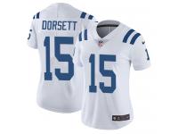 Women's Limited Phillip Dorsett #15 Nike White Road Jersey - NFL Indianapolis Colts Vapor Untouchable