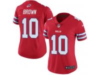 Women's Limited Philly Brown #10 Nike Red Jersey - NFL Buffalo Bills Rush