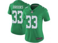 Women's Limited Ron Brooks #33 Nike Green Jersey - NFL Philadelphia Eagles Rush