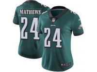 Women's Limited Ryan Mathews #24 Nike Midnight Green Home Jersey - NFL Philadelphia Eagles Vapor Untouchable