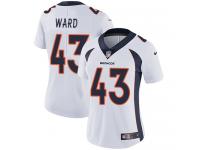 Women's Limited T.J. Ward #43 Nike White Road Jersey - NFL Denver Broncos Vapor Untouchable