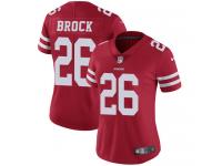 Women's Limited Tramaine Brock #26 Nike Red Home Jersey - NFL San Francisco 49ers Vapor Untouchable