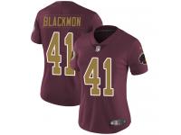 Women's Limited Will Blackmon #41 80th Anniversary Nike Burgundy Red Alternate Jersey - NFL Washington Redskins Vapor Untouchable