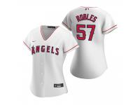 Women's Los Angeles Angels Hansel Robles Nike White 2020 Home Jersey