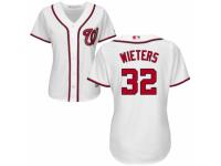 Women's Majestic Washington Nationals #32 Matt Wieters Authentic White Home Cool Base MLB Jersey