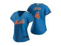 Women's New York Mets Jed Lowrie Nike Royal 2020 Alternate Jersey