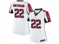 Women's Nike Atlanta Falcons #22 Dezmen Southward Game White NFL Jersey