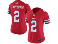 Women's Nike Buffalo Bills #2 Dan Carpenter Limited Red Rush NFL Jersey