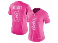 Women's Nike Cincinnati Bengals #3 Jake Elliott Limited Pink Rush Fashion NFL Jersey