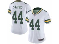 Women's Nike Green Bay Packers #44 James Starks Limited White Rush NFL Jersey