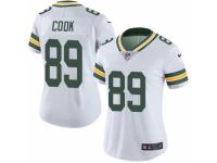 Women's Nike Green Bay Packers #89 Jared Cook Limited White Rush NFL Jersey