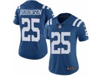 Women's Nike Indianapolis Colts #25 Patrick Robinson Limited Royal Blue Rush NFL Jersey