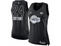 Women's Nike Los Angeles Lakers #24 Kobe Bryant Swingman Black 2018 All-Star Game NBA Jersey