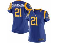 Women's Nike Los Angeles Rams #21 Coty Sensabaugh Game Royal Blue Alternate NFL Jersey