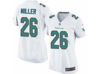 Women's Nike Miami Dolphins #26 Lamar Miller Limited White NFL Jersey