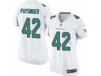 Women's Nike Miami Dolphins #42 Spencer Paysinger Game White NFL Jersey