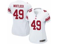 Women's Nike New York Giants #49 Nikita Whitlock Game White NFL Jersey