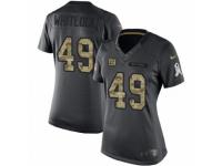 Women's Nike New York Giants #49 Nikita Whitlock Limited Black 2016 Salute to Service NFL Jersey