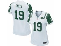 Women's Nike New York Jets #19 Devin Smith Game White NFL Jersey