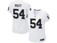 Women's Nike Oakland Raiders #54 Perry Riley Limited White NFL Jersey