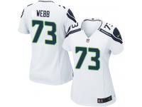 Women's Nike Seattle Seahawks #73 J'Marcus Webb Game White NFL Jersey