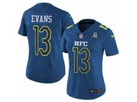 Women's Nike Tampa Bay Buccaneers #13 Mike Evans Limited Blue 2017 Pro Bowl NFL Jersey