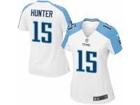 Women's Nike Tennessee Titans #15 Justin Hunter Limited White NFL Jersey