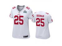 Women's San Francisco 49ers Richard Sherman White Super Bowl LIV Game Jersey