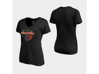 Women's San Francisco Giants Black Vintage 2019 Spring Training T-Shirt