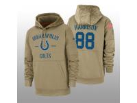 Youth 2019 Salute to Service Marvin Harrison Colts Tan Sideline Therma Hoodie Indianapolis Colts