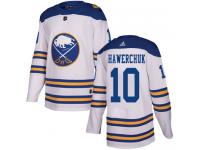 Youth Adidas Buffalo Sabres #10 Dale Hawerchuk Authentic White 2018 Winter Classic NHL Jersey
