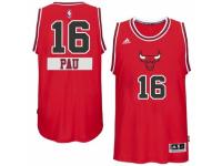 Youth Adidas Chicago Bulls #16 Pau Gasol Swingman Red 2014-15 Christmas Day NBA Jersey