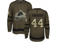 Youth Adidas Colorado Avalanche #44 Mark Barberio Green Salute to Service NHL Jersey