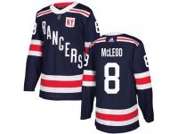 Youth Adidas New York Rangers #8 Cody McLeod Navy Blue Authentic 2018 Winter Classic NHL Jersey