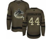 Youth Adidas Vancouver Canucks #44 Erik Gudbranson Green Salute to Service NHL Jersey