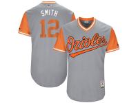 Youth Baltimore Orioles Seth Smith Smith Majestic Gray 2017 Players Weekend Jersey