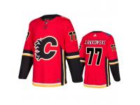Youth Calgary Flames Mark Jankowski #77 Home Red Jersey