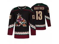 Youth Coyotes #13 Vinnie Hinostroza Black Alternate Throwback Jersey